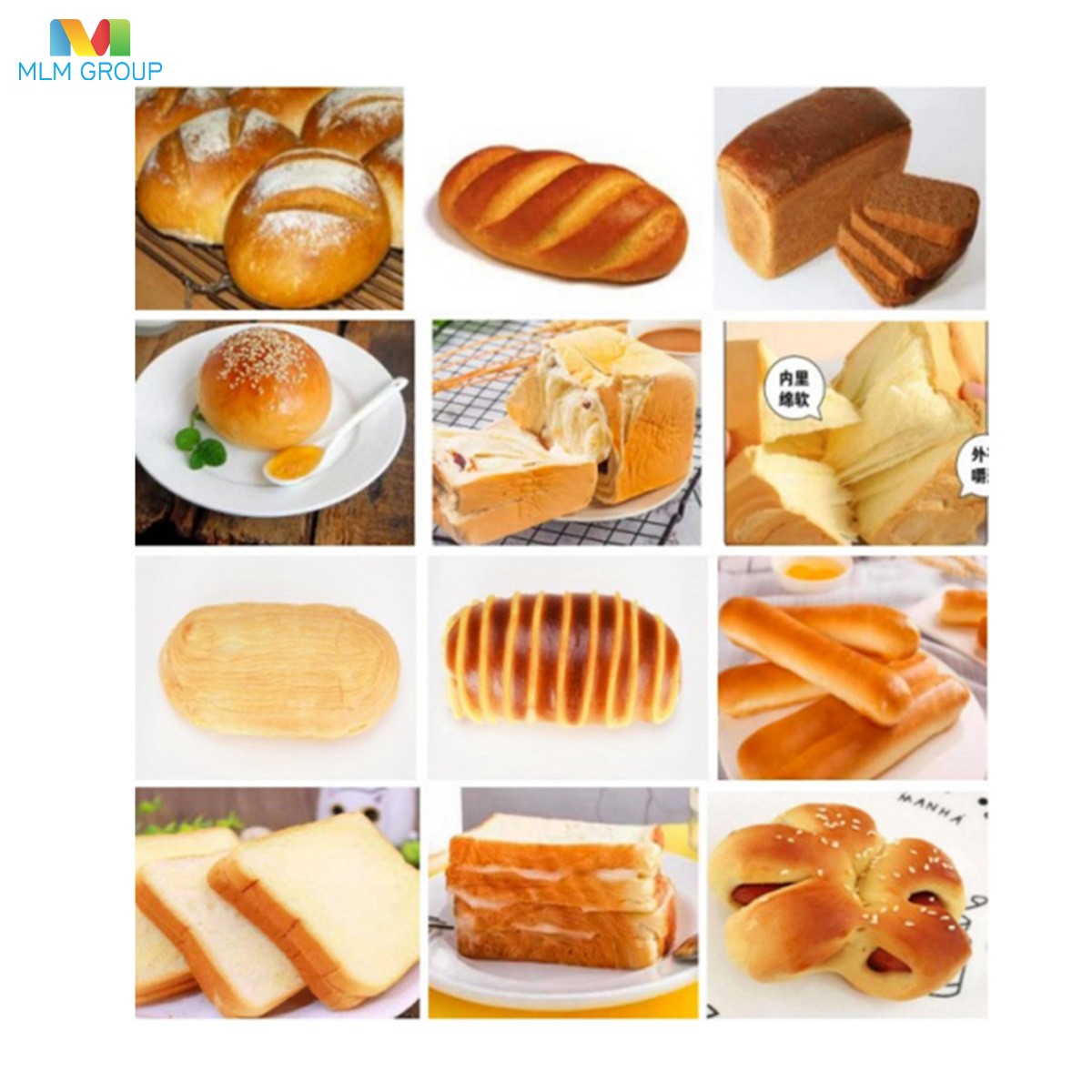 自动面团分块滚圆机