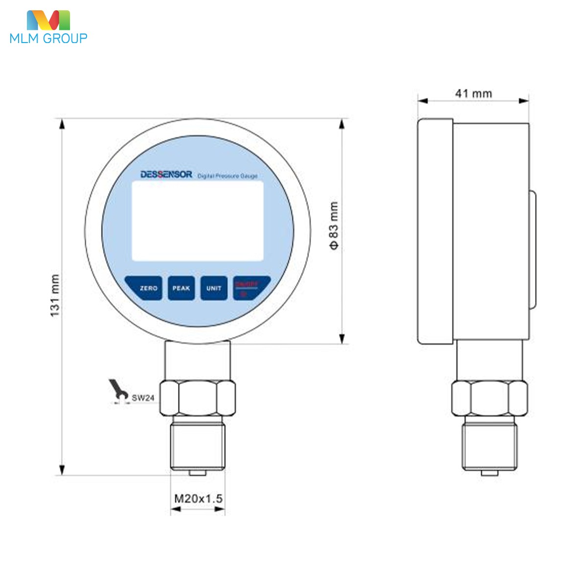 DR3710 数字压力表
